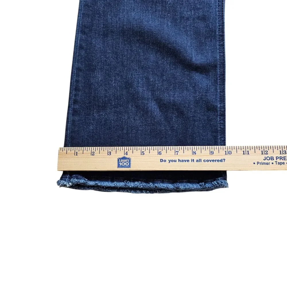 Democracy Ab Technology Fray Hem Itty Bitty More Bootcut Jeans Womens 10 - Picture 9 of 11